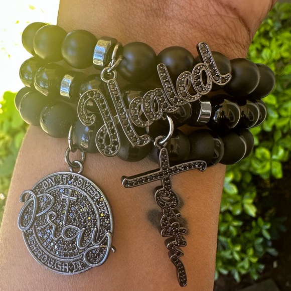 Beaded Bracelet stack - Picture 3 of 3